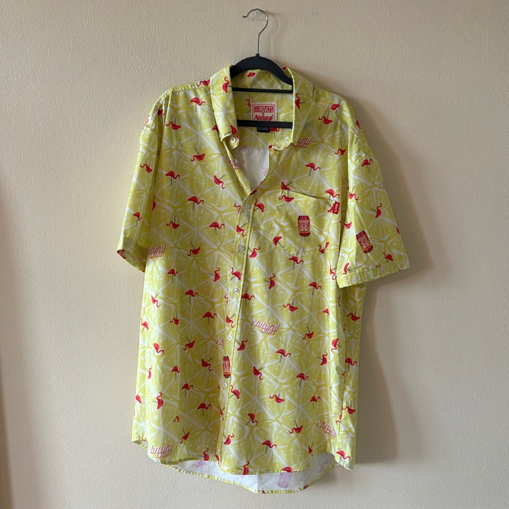 Natural light Hawaiian shirt